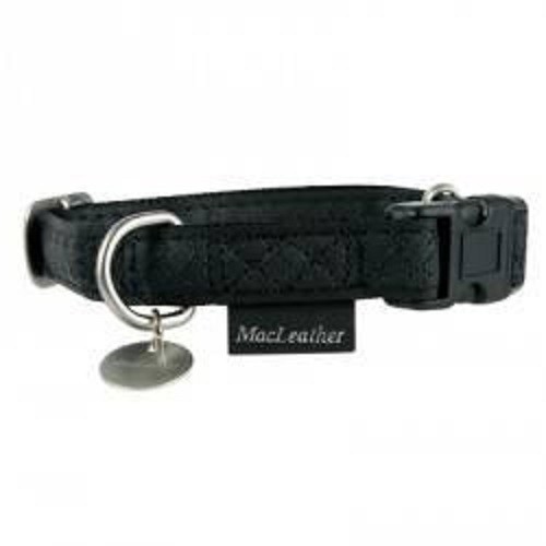 COLLIER CUIR MAC LEATHER REGLABLE - 20MM